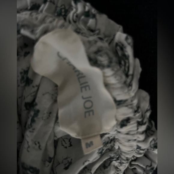 Charlie Joe Palma Blue Print voluminous Maxi Dress - Picture 11 of 11